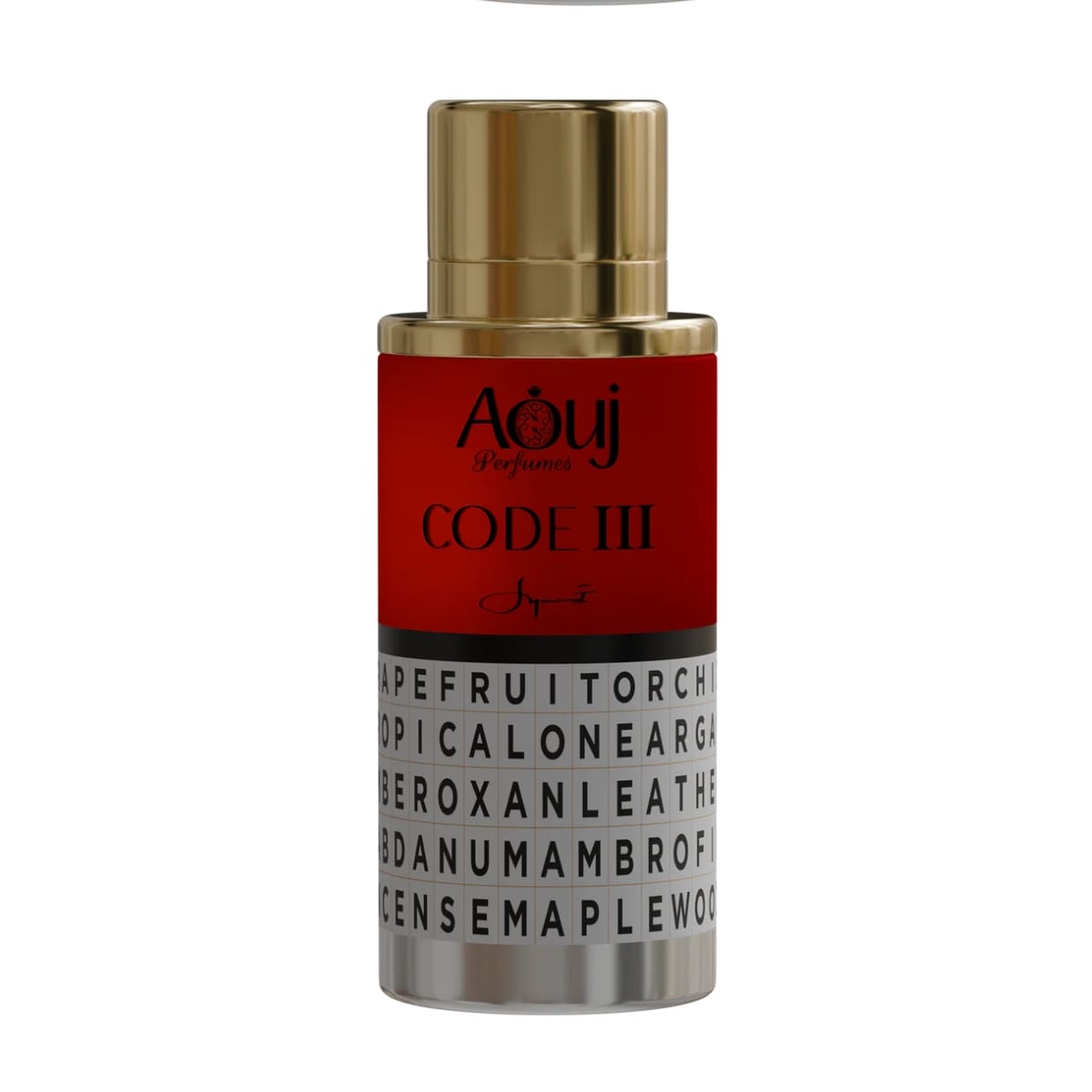 code III AOUJ Code III 100 ml – Leder Weihrauch Parfum mit Grapefruit – Bild 1